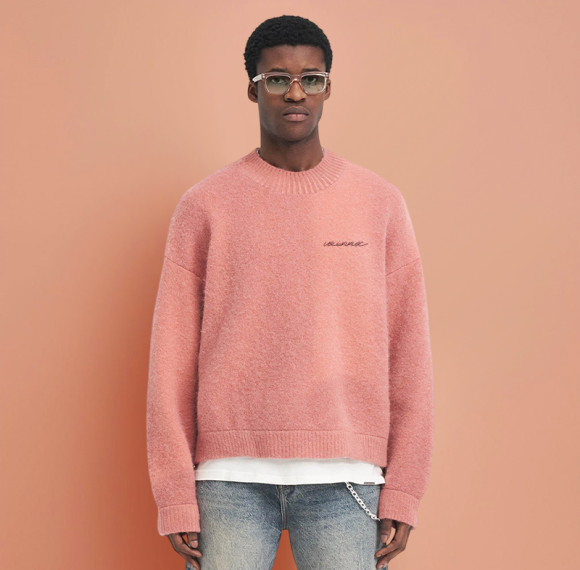 Custom Pullover Sweater | Oversize Men's Sweater | Fluffy Knitted Mohair Sweater