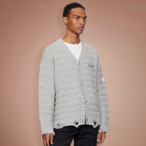 Custom Wool Knitted Sweater | Oversize Plain Blank Button Sweater | Streetwear Sweater Supplier