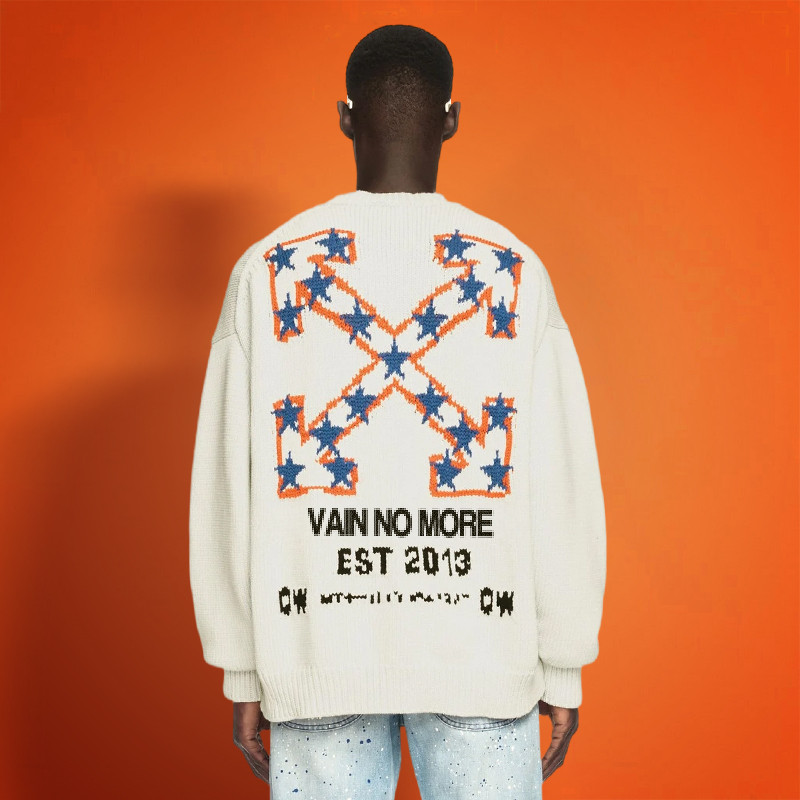 print Logo Pullover