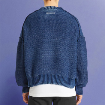 Custom Men's Digital Print Pullovers | Jacquard Pattern Sweater | Streetwear Manufacturer