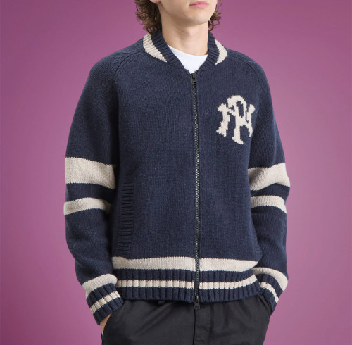 Custom Double Zipper Knitted Sweater | Wool Embroidered Print Logo | Unisex Sweater Manufacturer