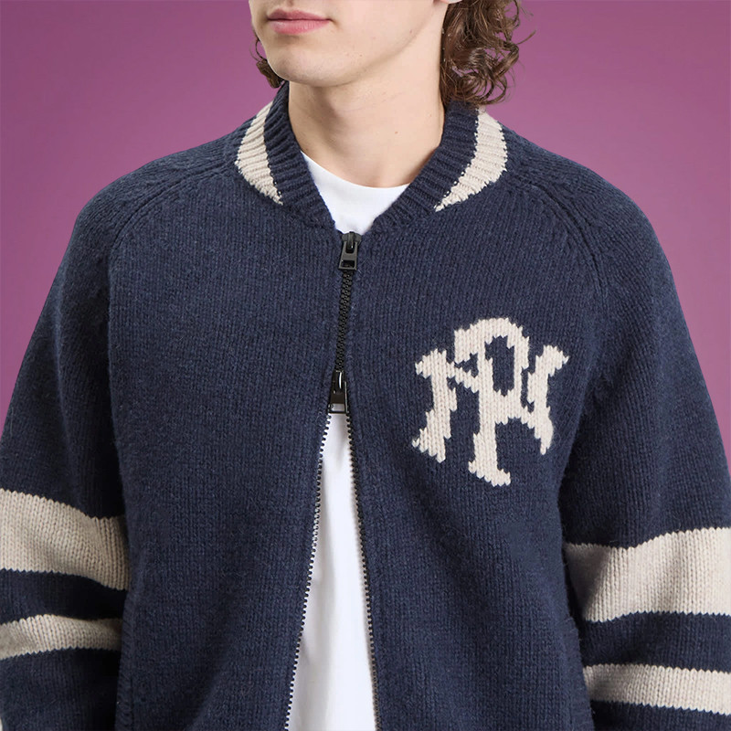 Wool Embroidered Print Sweater