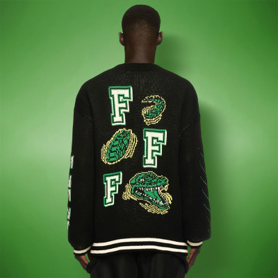 Custom Cardigan Sweater | Classic Embroidered Print Logo | Knit Button V Neck Sweater