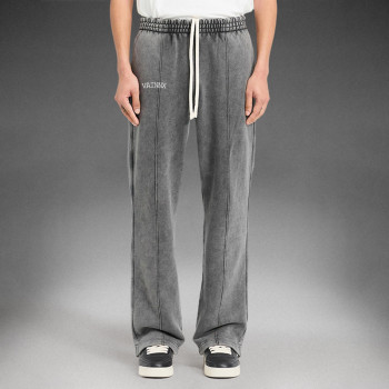 OEM High Quality Pants | Custom Fashion Printed Logo | Solid Color Straight Leg Pants