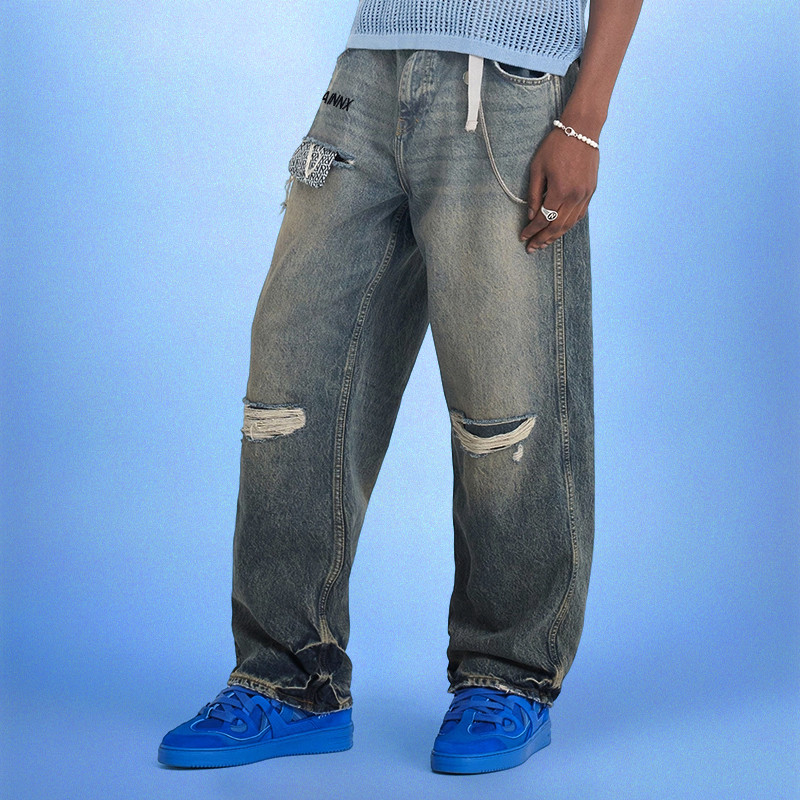 Wash patch Pants