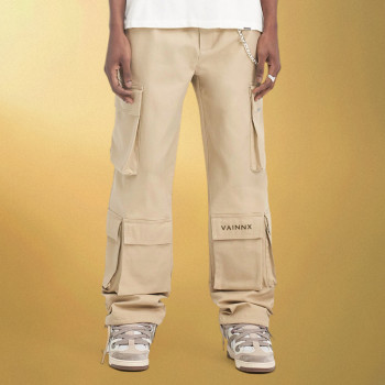 Custom Print Logo Pants | Summer Multi-pocket Cargo Pants | Loose Straight-leg Pants