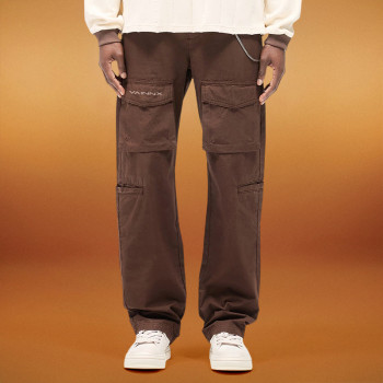 Custom men Khaki cargo pants | outdoor track jogging sports pants | Streetwear Supplier