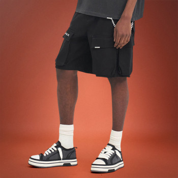 Custom Nylon Streetwear Shorts | Relaxed Casual Fashion Style | Streetwear Supplier