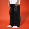 Custom Rhinestone Luxury Twill Trousers | Plain Tree Solid Pattern | Pants Manufacturer