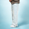 Custom Full Rhinestones Wide Leg Jeans | Washable Sequin Bling | Casual Straight Pants
