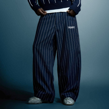 Custom Men's Striped Trouses | Plain Casual Wide Leg Pants | Streetwear Manufacturer