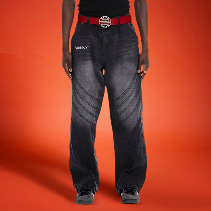Custom Wash Faded Jeans | Oversize Baggy Casual Pants | Streetwear Manufacturer
