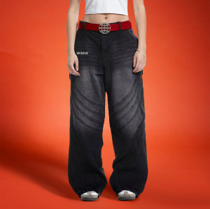 Custom Wash Faded Jeans | Oversize Baggy Casual Pants | Streetwear Manufacturer