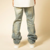 Custom Men's Vintage Straight Jeans | Acid Wash Distressed Rhinestone Trouses | Pants Manufacturer