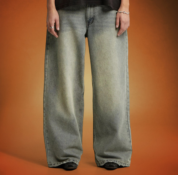 Custom Casual Man's Denim Pants | Baggy Soft Straight Fashion Jeans | Pants Manufacturer