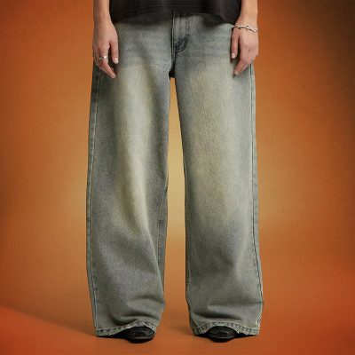 Custom Casual Man's Denim Pants | Baggy Soft Straight Fashion Jeans | Pants Manufacturer