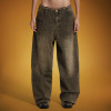 Custom Acid Wash Vintage Jeans | Baggy Straight Distressed Texture| Streetwear Factory
