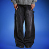Custom Embroidered Letter Logo Jeans | High Waist Casual Flare Pants | Fashion Jeans Manufacturer