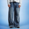 Custom Vintages Rivet Jeans | Distressed Back Pockets Oversize Denim Pants | Jeans Factory