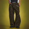 Custom Embroidery Graphics Pants | Baggy Zipper Pocket Wide Leg Flared Pants | Streetwear Factory