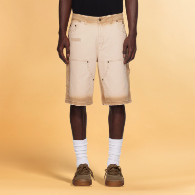 Custom Men's Cargo Shorts | Wash Gradient Studded Denim Shorts | Sweatwear Supplier