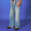 Custom Oversize Baggy Jeans | OEM High Quality Vintage Light Blue Trouses | Fashion Jeans Supplier