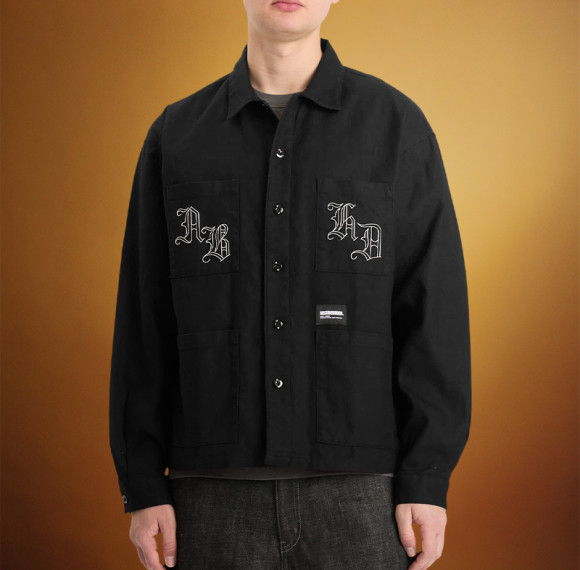 Custom Men's Long Sleeved Shirt | Letter Embroidery Button Shirt | Streetwear Supplier