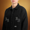 Custom Men's Long Sleeved Shirt | Letter Embroidery Button Shirt | Streetwear Supplier