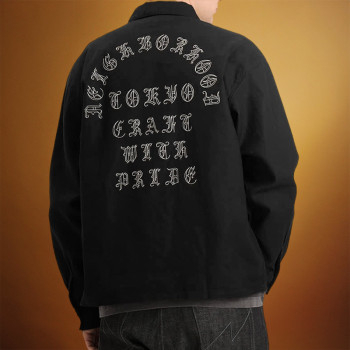 Custom Men's Long Sleeved Shirt | Letter Embroidery Button Shirt | Streetwear Supplier