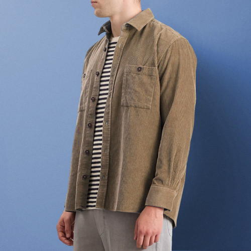 Custom Blank Plain Shirt | 100% Cotton Button Lapel Shirt | Streetwear Coat Manufacturer