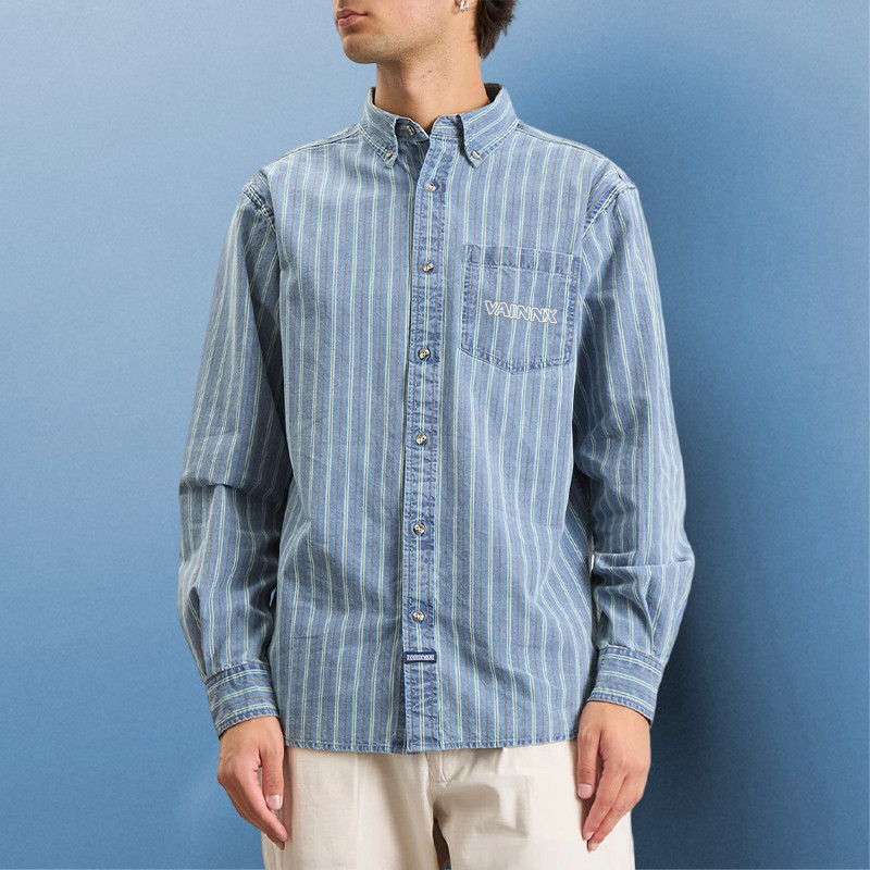 Letter Embroidered Shirt