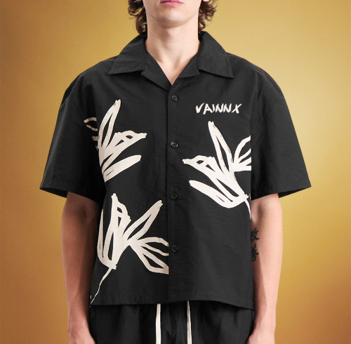 Custom Men's Cardigan Print Shirt | Baggy Casual Beach Shirt | Streetwear Shirt Supplier