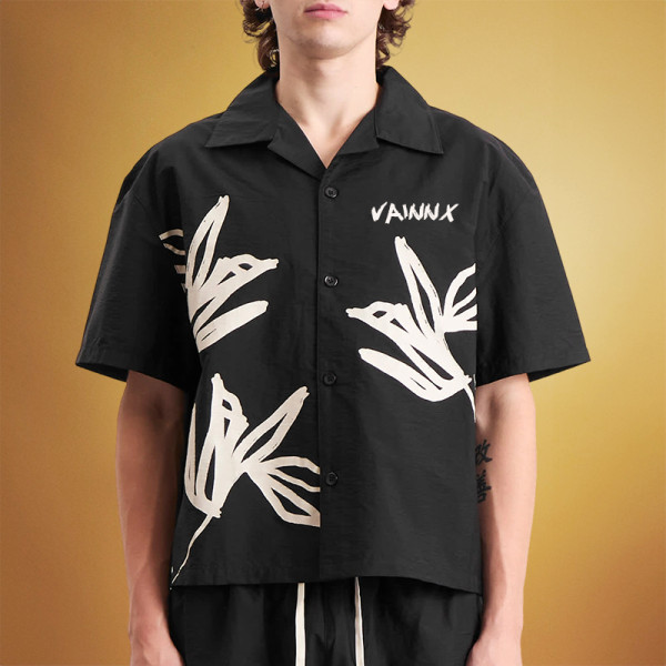 Custom Men's Cardigan Print Shirt | Baggy Casual Beach Shirt | Streetwear Shirt Supplier