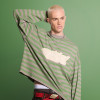 Custom Striped Long Sleeved T-shirt | Patch Stitched Embroidered Logo | Streetwear Factory