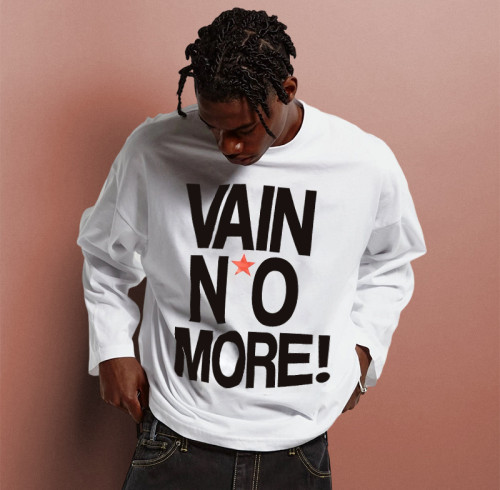 Custom Screen Print Graphic T-shirt | Cropped Boxy Cut Oversize T-shirt Supplier