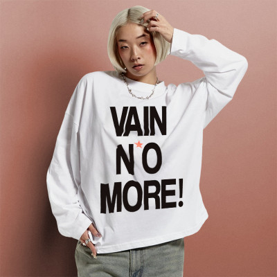 Custom Screen Print Graphic T-shirt | Cropped Boxy Cut Oversize T-shirt Supplier