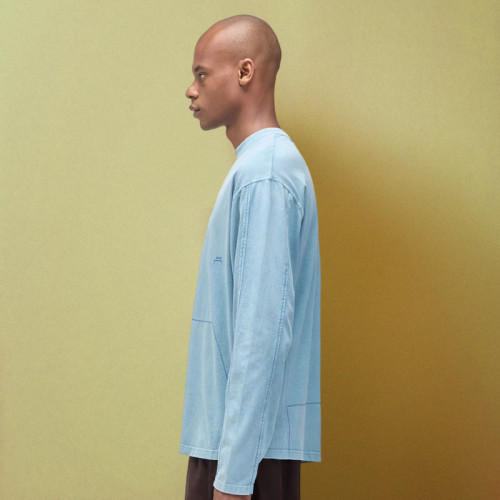 Custom Oversize Plain Blank T-shirt | 100% Cotton Crew Neck Long Sleeve Stitched Streetwear