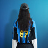 Custom Patch Embroidery Logo T-shirt | Men's False Two Piece Striped Print T-shirt | Streetwear Factory
