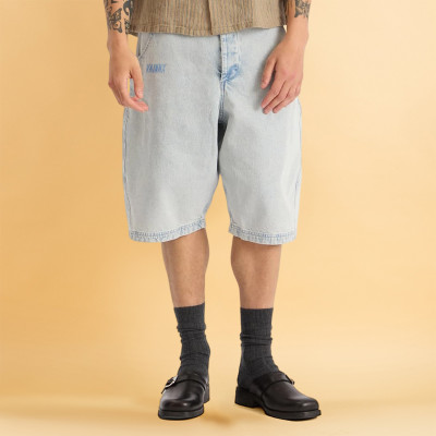 Custom Plain Wash Denim Shorts | Vintage Wide Legs Street Style | Streetwear Manufacturer