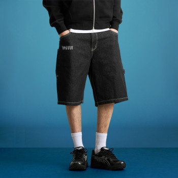 Custom 100% Cotton Summer Shorts | Embroidered Logo Pure Color Heavyweight | Streetwear Manufacturer