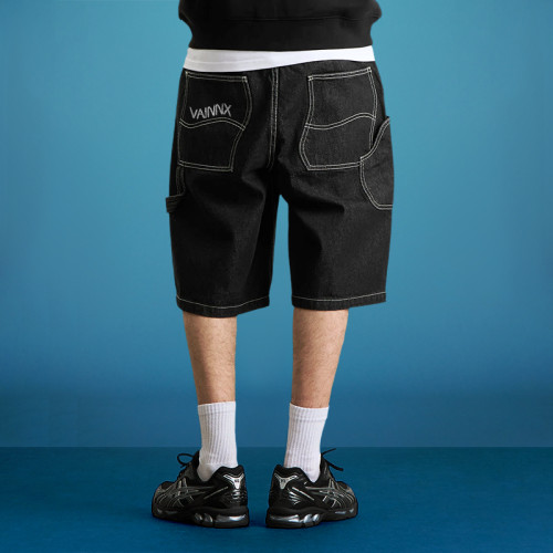 Custom 100% Cotton Summer Shorts | Embroidered Logo Pure Color Heavyweight | Streetwear Manufacturer