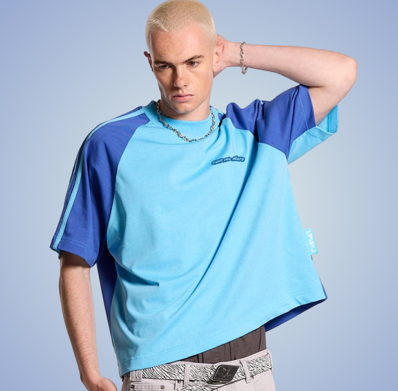 Custom Logo Summer Short-sleeve T-shirt | Color Blocking Cotton Casual Tshirt | Oversize Streetwear Manufacturer