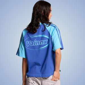 Custom Logo Summer Short-sleeve T-shirt | Color Blocking Cotton Casual Tshirt | Oversize Streetwear Manufacturer