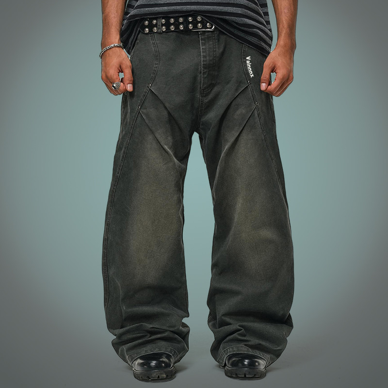 Zipper Pocket Leg Flared Pants