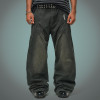 100% Cotton Men's Custom Jeans |Loose Fit Mens Baggy Jeans | Streetwear Factory