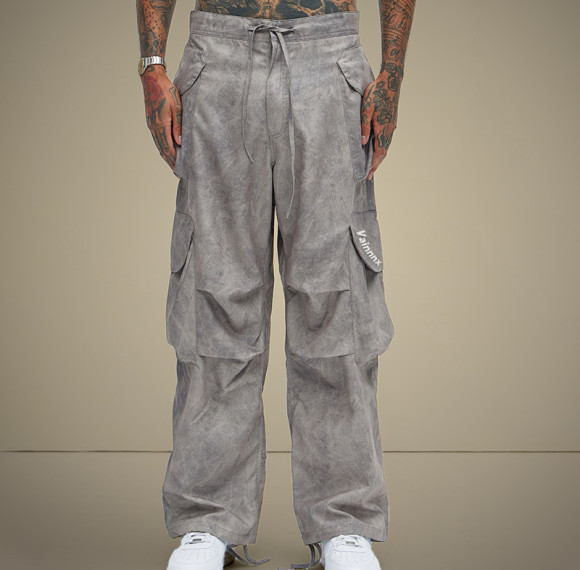 Custom Print Logo Pants | Plus Size Wide Leg Cargo Pants | Streetwear Pants Manufacturer