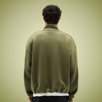 Custom Cotton Solid Color Crewneck Sweatshirt | High Quality Long Sleeves Sweatshirt | Half Zip Pullover