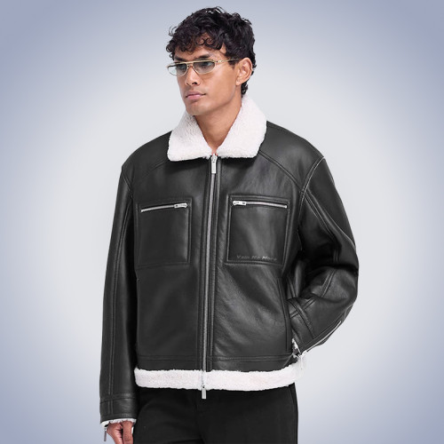 Custom Reversible Leather Jackets | Personalized Zip Up Jackets | Personalised Leather Bomber Jacket