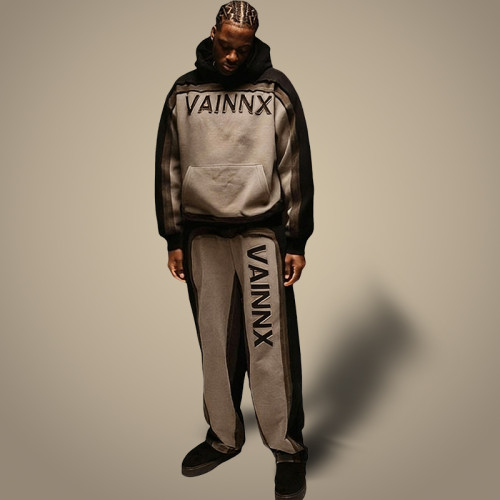 Custom Embroidered Logo Sweatsuits | Heavy Weight Mens Designer Tracksuits | Men's Hooded Sweatsuit