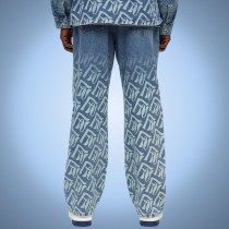 Custom Printing Cotton Denim Two Piece Set | 2 Piece Denim Pants and Jacket Set | Streetwear Manufacturer